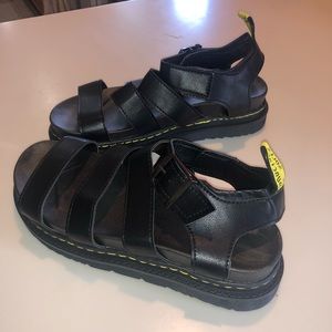 COPY - Black leather blaire sandals